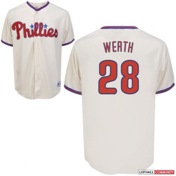 Philadelphia Phillies WERTH 28# Jerseys