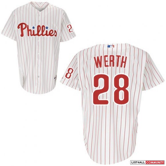 Philadelphia Phillies WERTH 28# Jerseys