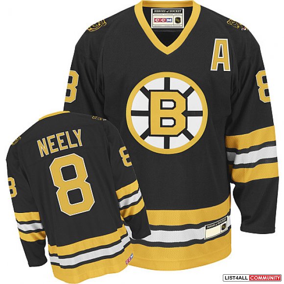 NHL Jerseys Boston Bruins NEELY 8# Black Jerseys