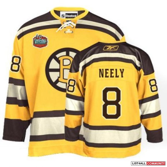 NHL Jerseys Boston Bruins NEELY 8# Black Jerseys