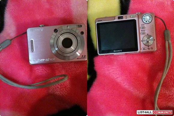 Pink Sony camera