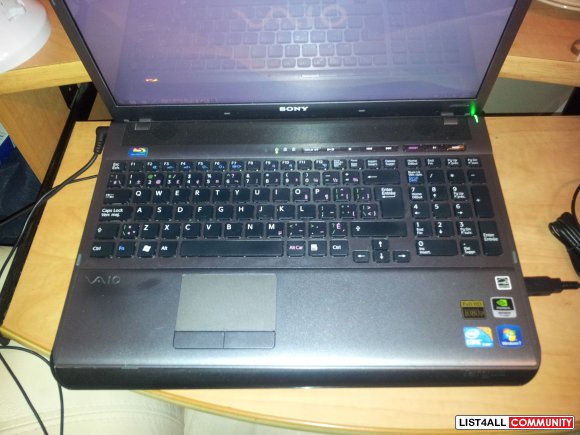 Selling Sony Vaio 16.4 inch laptop, i7/6GB/1080p/blu-ray/640GB HDD/1 G