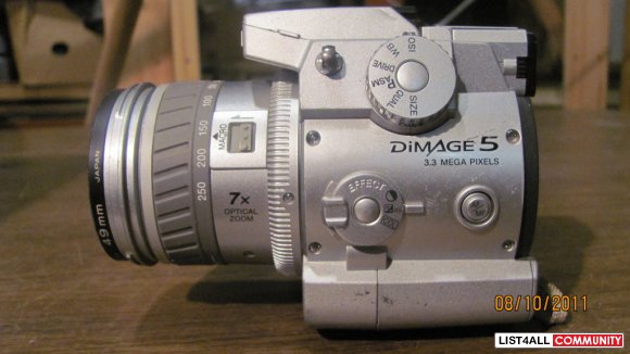 Dimage 5. 3.3 Megapixels